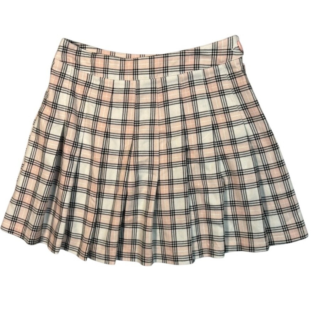Pink Plaid Pleated Mini Skirt Clueless Preppy Schoolgirl Bratz‎ Y2K Style